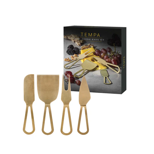 Tempa 4pc Cheese Knife Set