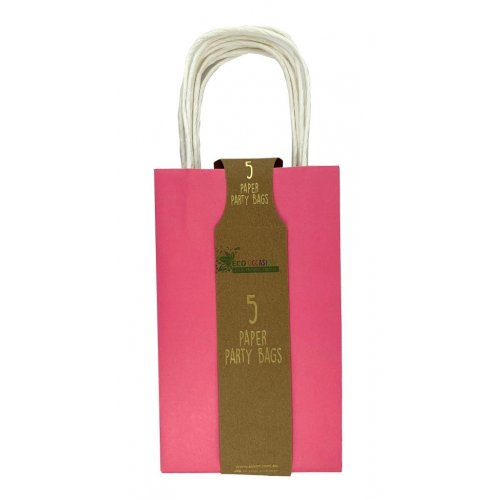 Pink Fuschia Paper Party Bags