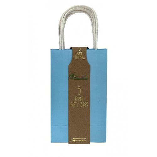 Pastel Blue Paper Party Bag