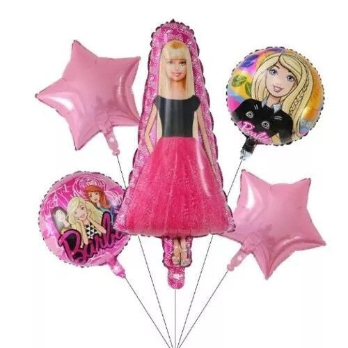 Barbie Balloon Bouquet