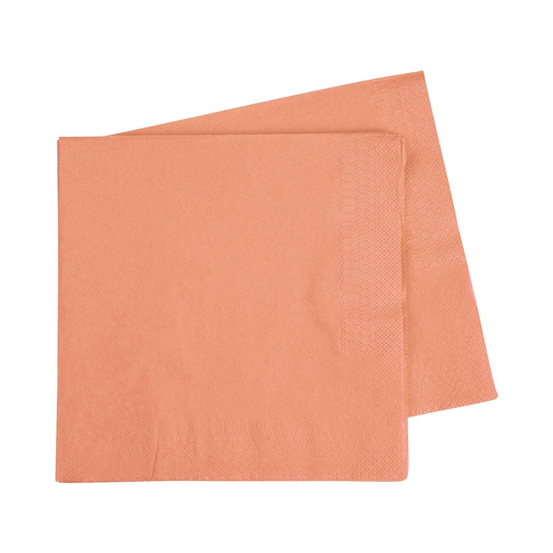 Pastel Peach Lunch Napkins