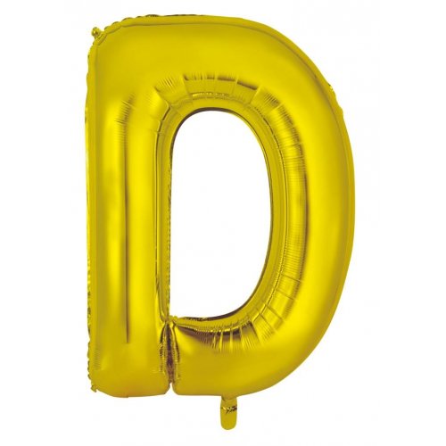 Gold Alphabet Letter 86cm Helium-Filled Foils