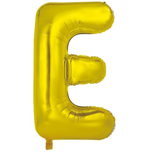 Gold Alphabet Letter 86cm Helium-Filled Foils