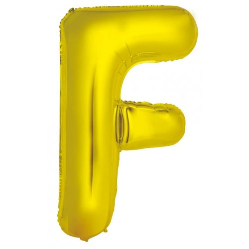 Gold Alphabet Letter 86cm Helium-Filled Foils