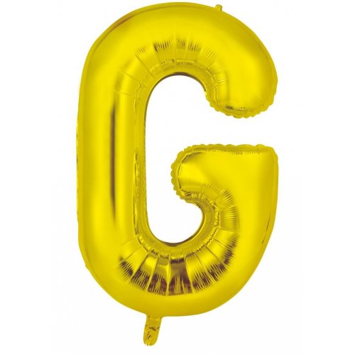 Gold Alphabet Letter 86cm Helium-Filled Foils