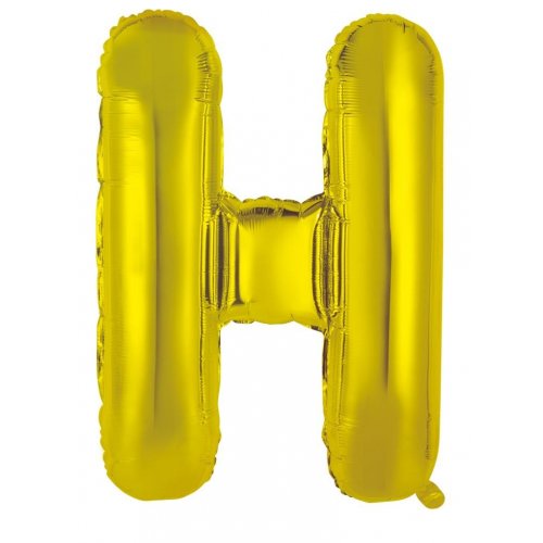 Gold Alphabet Letter 86cm Helium-Filled Foils