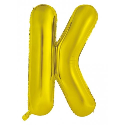 Gold Alphabet Letter 86cm Helium-Filled Foils