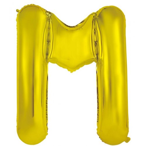 Gold Alphabet Letter 86cm Helium-Filled Foils