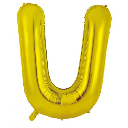 Gold Alphabet Letter 86cm Helium-Filled Foils