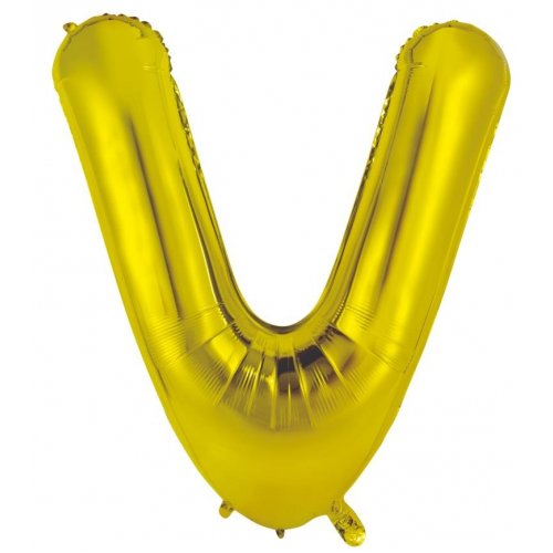 Gold Alphabet Letter 86cm Helium-Filled Foils