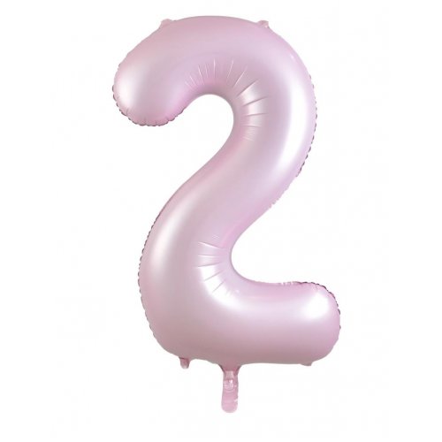 Number 2 Helium Foil Balloon - Assorted Colours