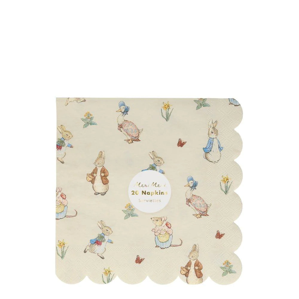 Peter Rabbit & Friends Small Napkins 20pk