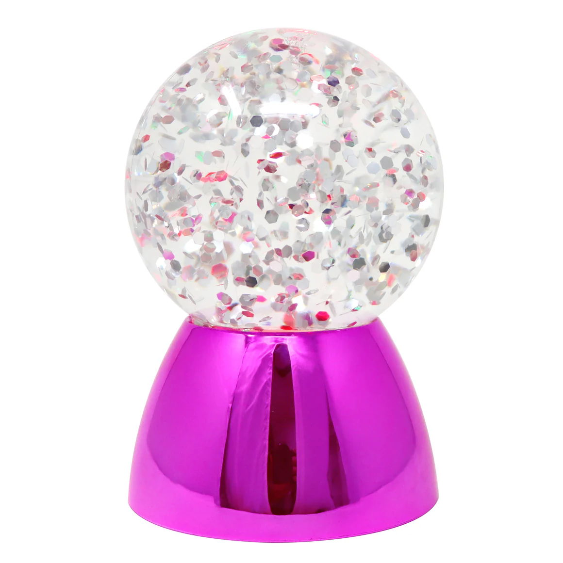 Pink Poppy Glitter Waterball Light