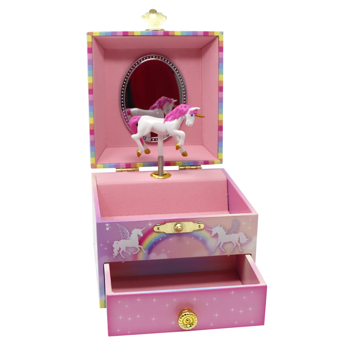 Pink Poppy Small Music Boxes