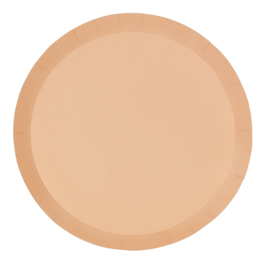 Pastel Peach Lunch Plates