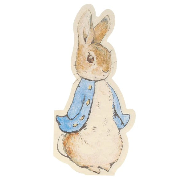 Peter Rabbit Shaped Napkins 20pk