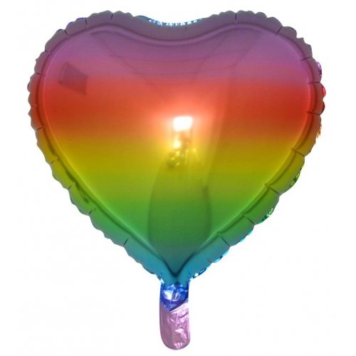 Heart Foil Balloons - Assorted Colours