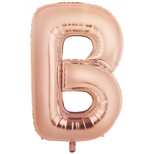 Rose Gold Alphabet Letter 86cm Helium-Filled Foils