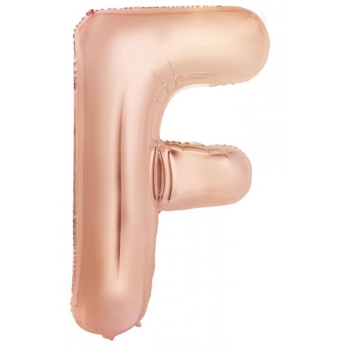 Rose Gold Alphabet Letter 86cm Helium-Filled Foils