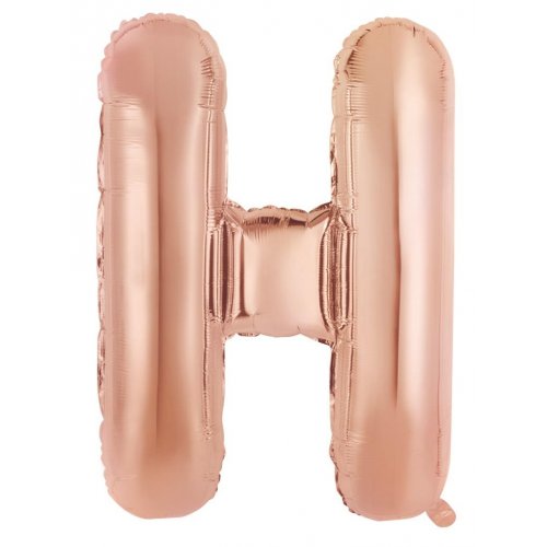 Rose Gold Alphabet Letter 86cm Helium-Filled Foils