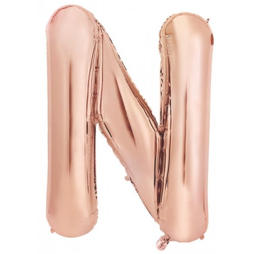 Rose Gold Alphabet Letter 86cm Helium-Filled Foils