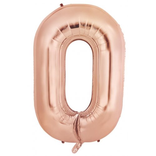 Rose Gold Alphabet Letter 86cm Helium-Filled Foils