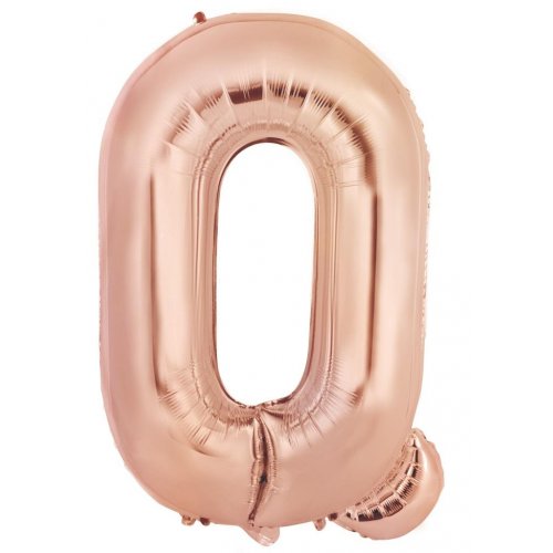 Rose Gold Alphabet Letter 86cm Helium-Filled Foils