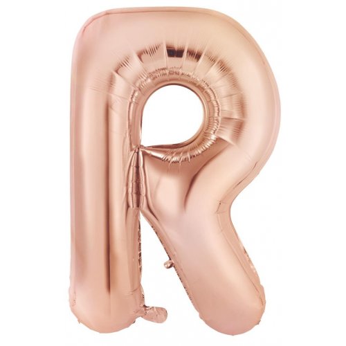 Rose Gold Alphabet Letter 86cm Helium-Filled Foils