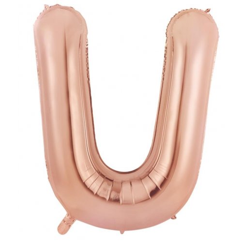 Rose Gold Alphabet Letter 86cm Helium-Filled Foils