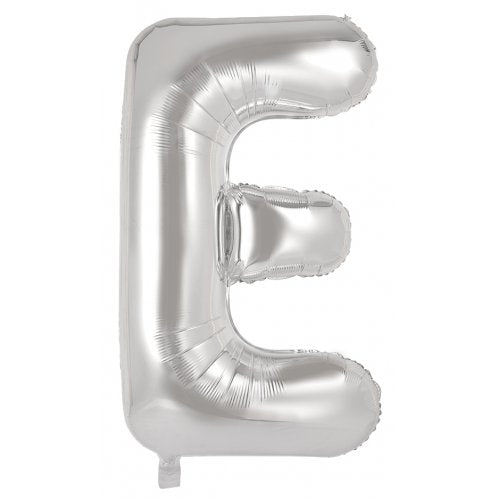 Silver Alphabet Letter 86cm Helium-Filled Foils