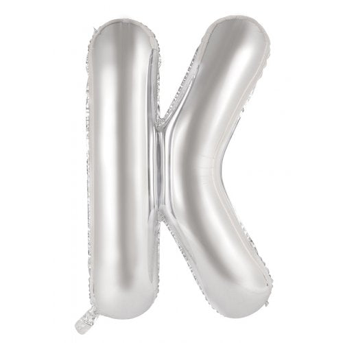 Silver Alphabet Letter 86cm Helium-Filled Foils