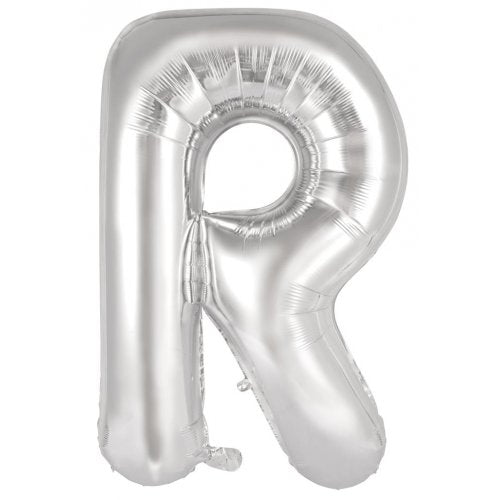 Silver Alphabet Letter 86cm Helium-Filled Foils