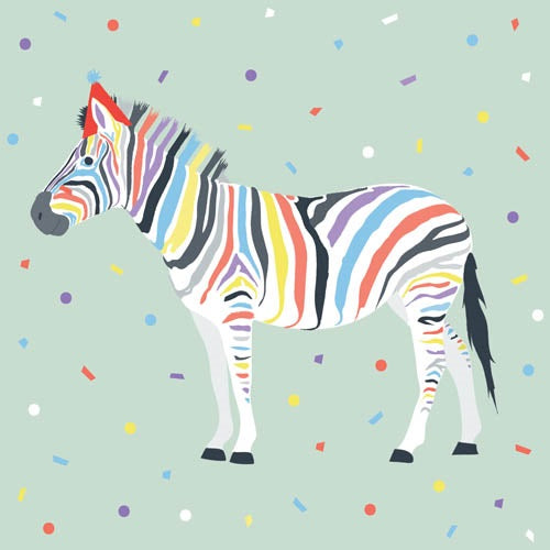 Party Zebra Lunch Napkins 20pk