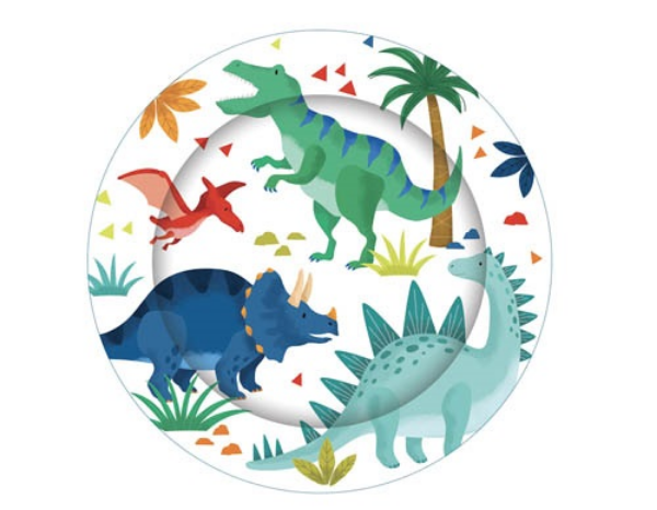 Picture of Dinosaur Lunch Plates 8pk