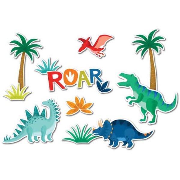 Picture of Dinosaur Wall Decorations 12 piece