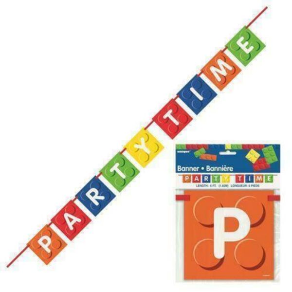 Picture of Building Blocks Birthday Banner 1.8m
