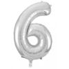 Picture of Silver Number Balloon Foil 86cm
