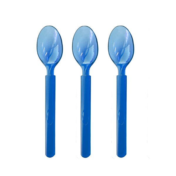 Picture of Blue Reusable Spoons 20pk