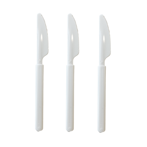Picture of White Reusable Knives 20pk