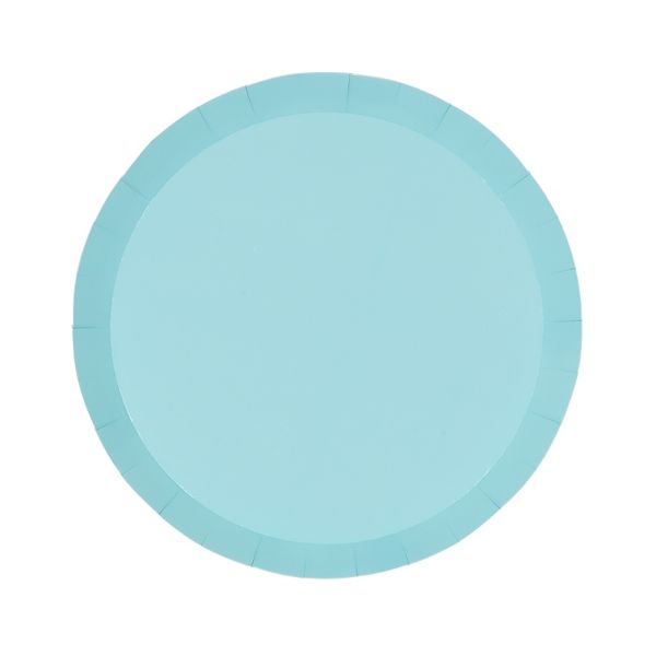 Picture of Pastel Blue Snack Plates 20pk