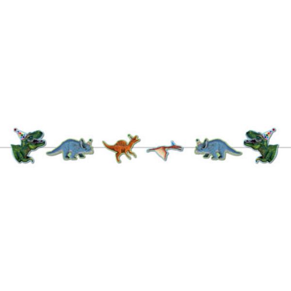 Picture of Party Dinosaurs 6 Piece Bunting 2m